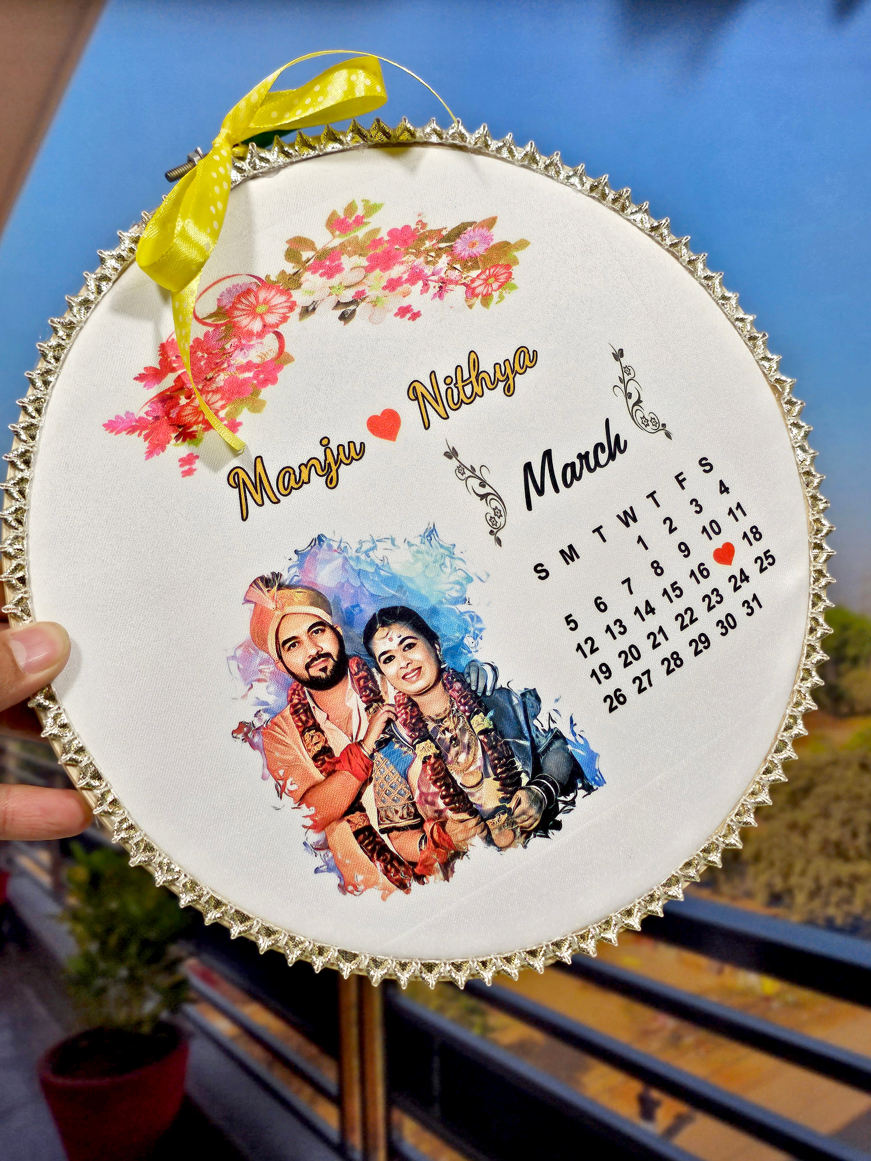 PERSONALIZED PRINTED HOOP