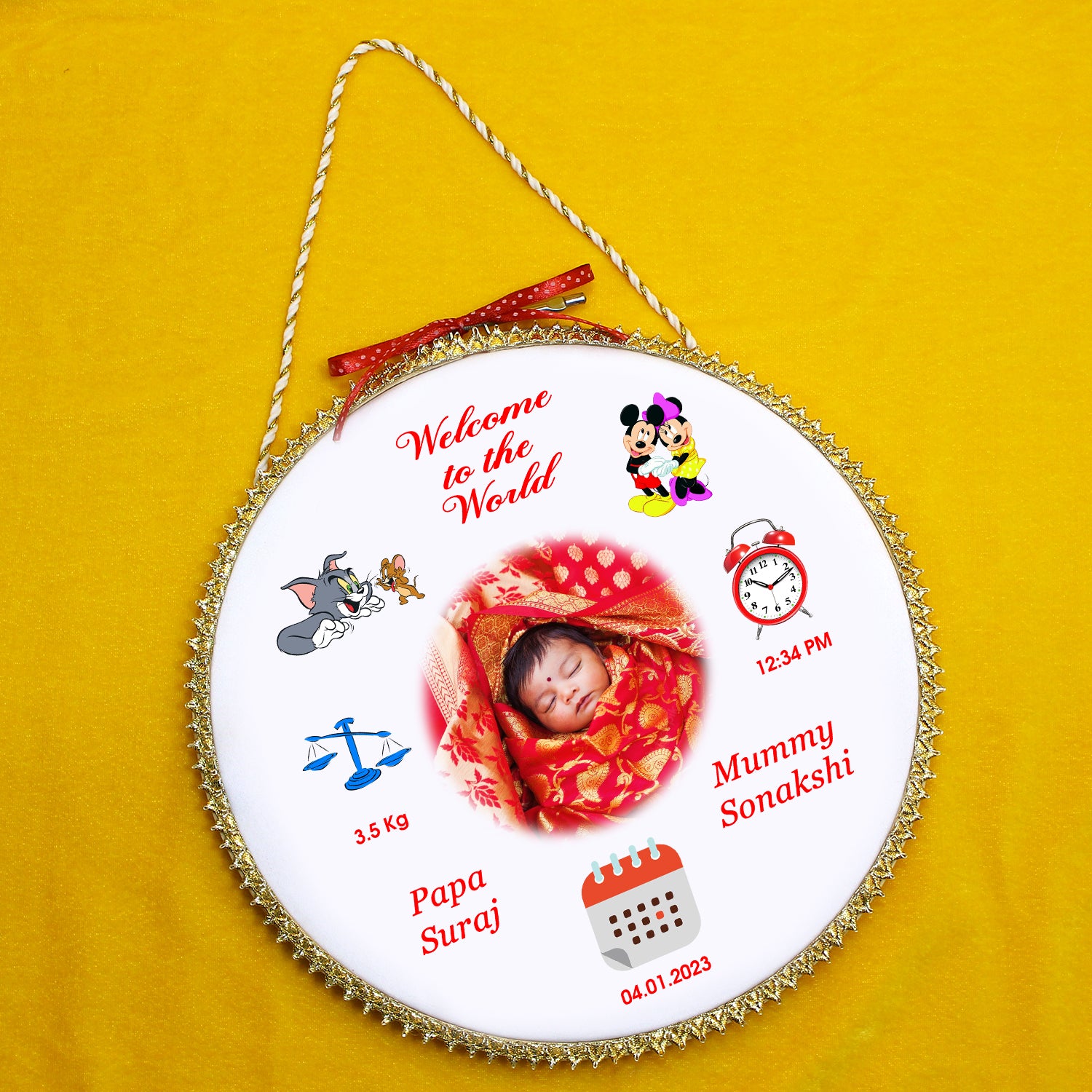 PERSONALIZED PRINTED HOOP