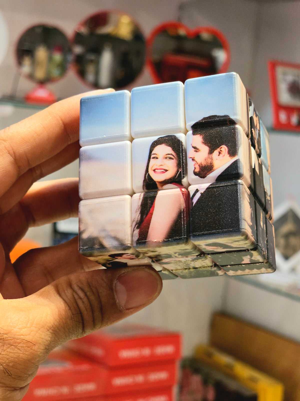 ET23 personalised photo cube
