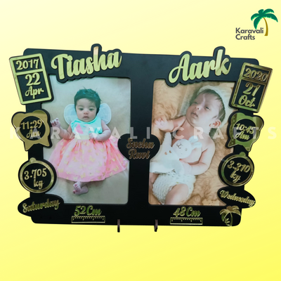 KC-TWINS BABY FRAME™ - GOLDEN BLACK THEME