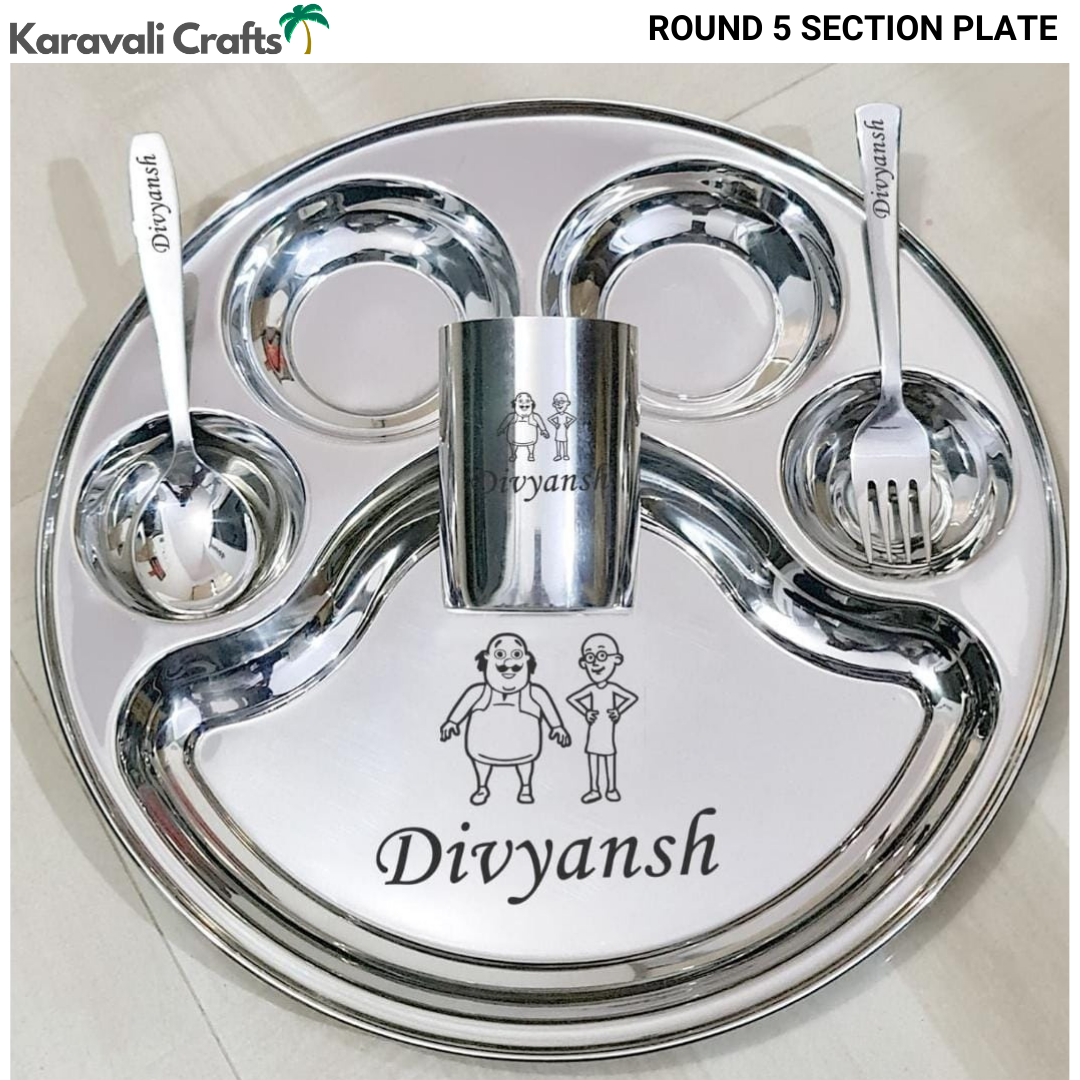 CUSTOMIZED STAINLESS STEEL THALI SETS